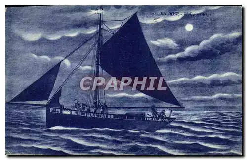 Cartes postales Bateau En mer L'Appareillage