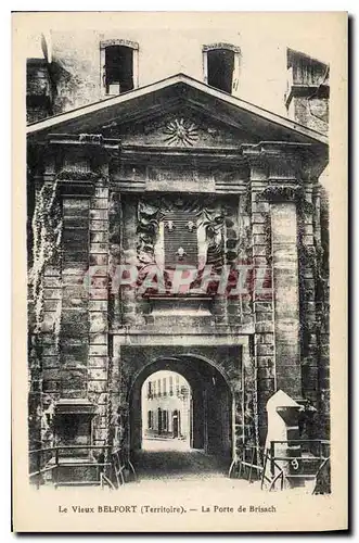 Cartes postales Le vieux Belfort Territoire La Porte de Brisach