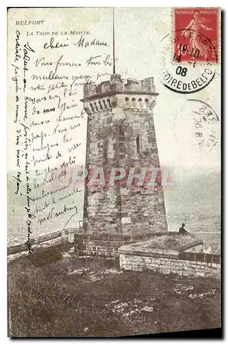 Cartes postales Belfort La Tour de la Miotte