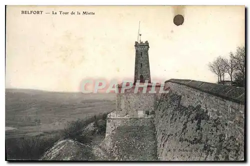 Cartes postales Belfort La Tour de la Miotte