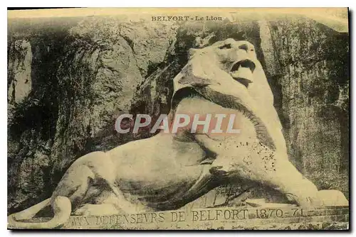 Cartes postales Belfort Le Lion