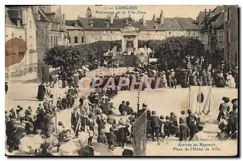 Cartes postales Langres Procession de la Fete Dieu