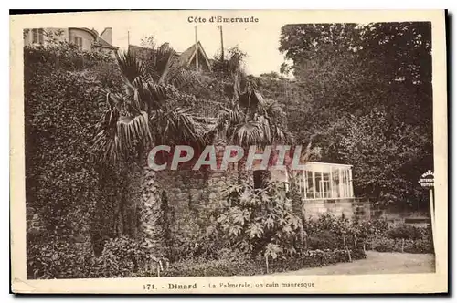 Cartes postales Cote d'Emeraude Dinard La Palmeraie un coin mauresque