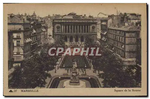 Cartes postales Marseille Square de la Bourse