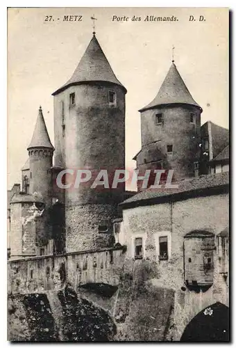 Cartes postales Metz Porte des Allemands