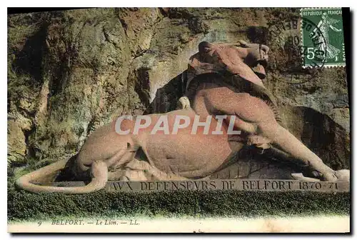 Cartes postales Belfort Le Lion