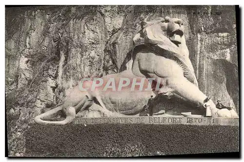 Cartes postales Belfort Le Lion