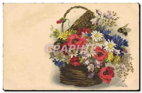 Cartes postales Fantaisie Fleurs