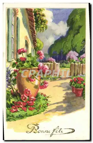 Cartes postales Bonne Fete Fleurs