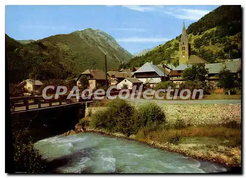 Cartes postales Sites et Paysages de France Vallouise Hautes Alpes Vue generale et le Gyr Dans le fond Pointe de