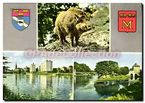 Cartes postales Charleville Mezieres Ardennes Le Sanglier Mezieres Bords de Meuse Charleville Le Vieux Moulin et