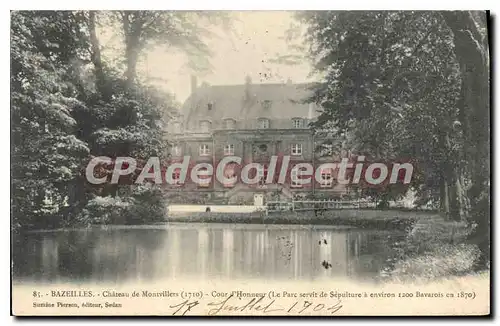 Cartes postales Bazeilles Chateau de Montvillers