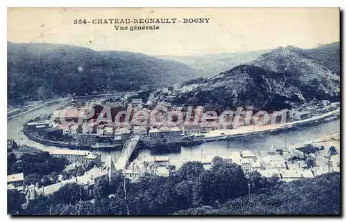 Cartes postales Chateau Regnault Bogny Vue generale