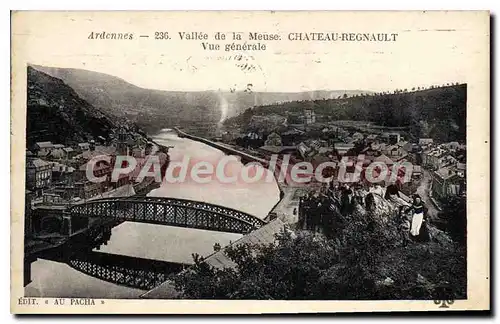 Cartes postales Ardennes Vallee de la Meuse Chateau Regnault Vue generale