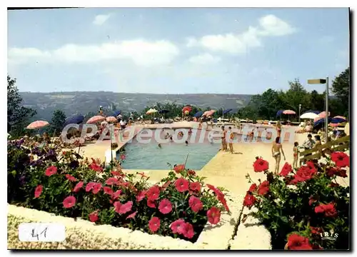 Cartes postales Najac Aveyron Prexotel residence de vacances Pollution zero La Piscine