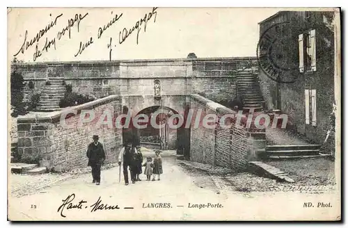 Cartes postales Langres Longe Porte