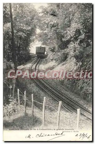 Cartes postales Langres Chemin De Fer A Cremaillere