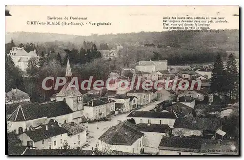 Cartes postales Cirey Sur Blaise Vue Generale