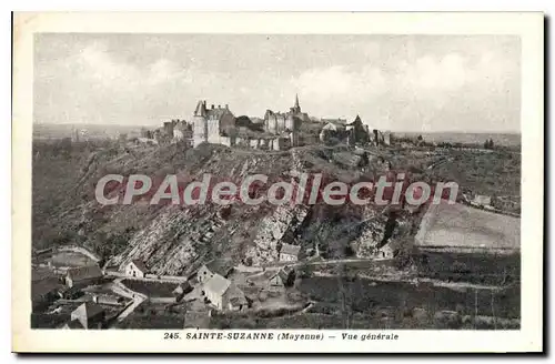 Cartes postales Sainte Suzanne Vue Generale