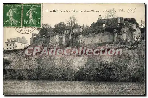 Cartes postales Decize Les Ruines Du Vieux Chateau