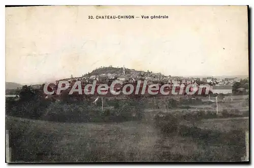 Cartes postales Chateau Chinon Vue Generale