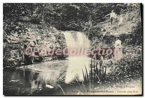 Cartes postales Pougues Les Eaux Cascade Sous Bois