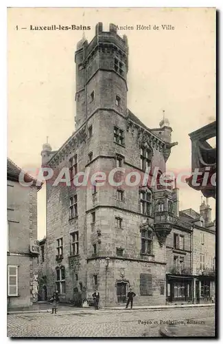 Cartes postales Luxeuil Les Bains Ancien Hotel De Ville