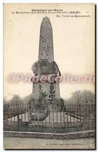 Cartes postales Champigny Sur Marne Le Monument Des Mobiles