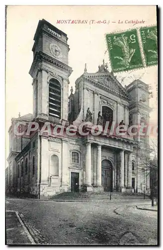 Cartes postales Montauban La Cathedrale