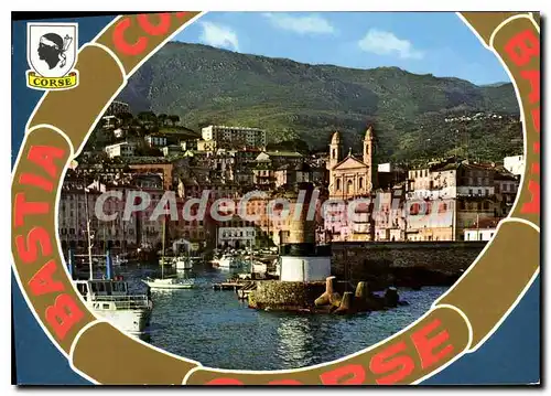 Cartes postales moderne Bastia La Corse vieux port