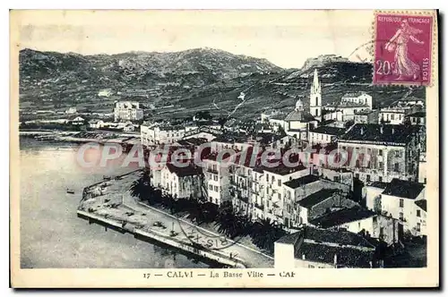 Cartes postales Calvi La Basse Ville