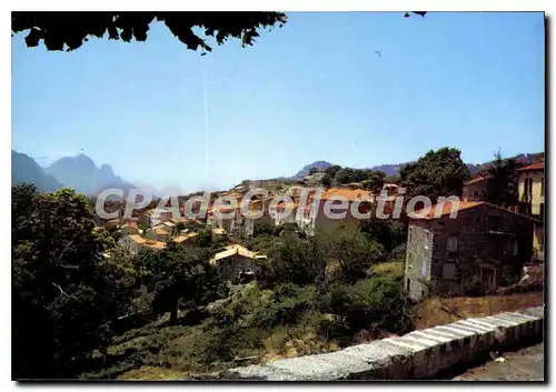 Cartes postales moderne Charmes Et Couleurs De La Corse Vue Generale D'Evisa