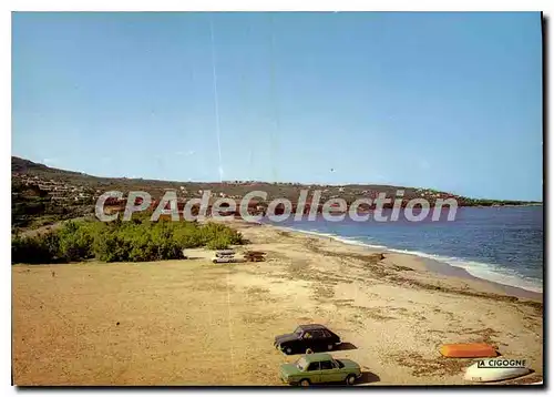 Cartes postales moderne Charmes Et Couleurs De La Corse Porticcio Une Vue De La Plage D'Agosta isolella