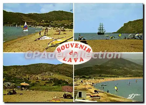 Cartes postales moderne Divers Aspects Du Golfe De Lava