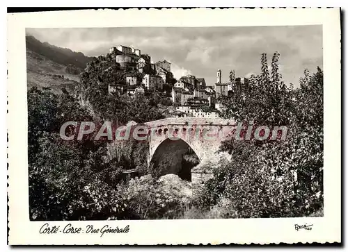 Cartes postales moderne Corte Corse Vue Generale