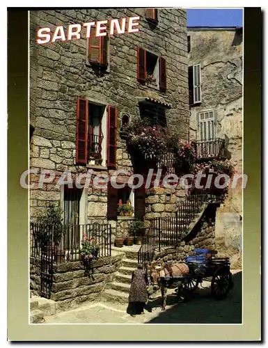 Cartes postales moderne Souvenir De Corse Rueile De Sartene