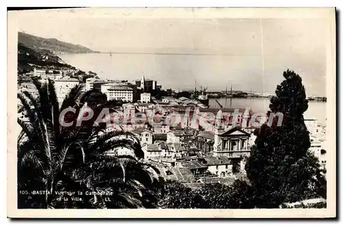 Cartes postales Bastia Vue Sur La Cathedrale Et La Ville