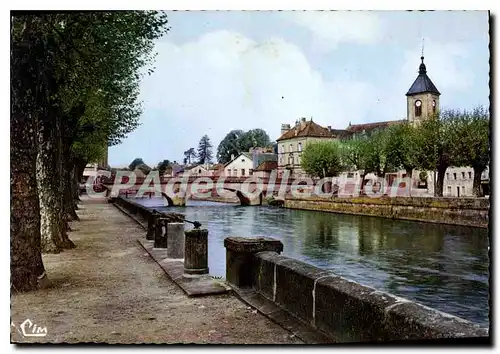 Cartes postales moderne St Loup sur Semouse Les quais de la Semouse