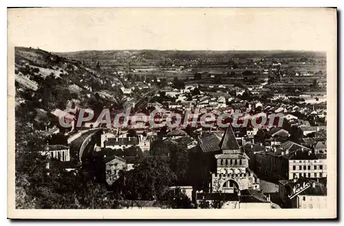 Cartes postales Moissac Vue generale avec la Cathedrale