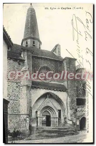Cartes postales Tarn et Garonne Eglise de Caylus (T et G)