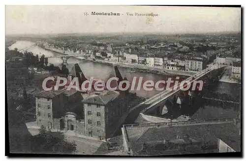 Cartes postales Tarn et Garonne Montauban Vue Panoramique