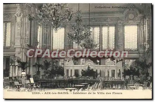 Cartes postales Aix les Bans interieur de la villa des Fleurs