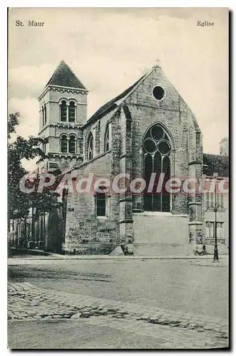 Cartes postales St Maur Eglise