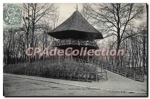 Cartes postales Saint Mande Kiosque Belvedere de l'Esplanade