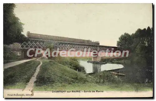 Cartes postales Champigny sur Marne Bords de Marne