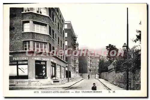 Cartes postales Nogent sur Marne Rue Theodore Honore