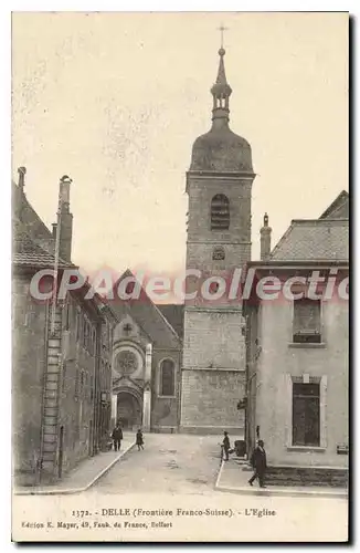 Cartes postales Delle frontiere Franco Suisse l'eglise