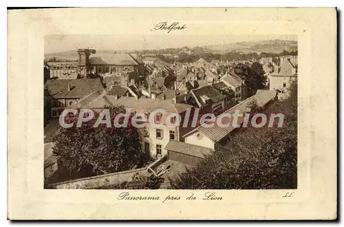 Cartes postales Belfort panorama pris du Lion