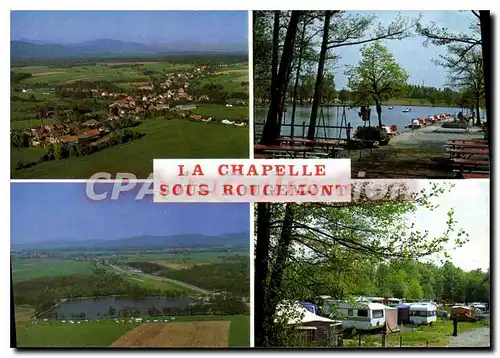 Cartes postales moderne Territoire de Belfort la Chapelle sous Rougemont Fontaine vue generale le Lac de la belle Escal