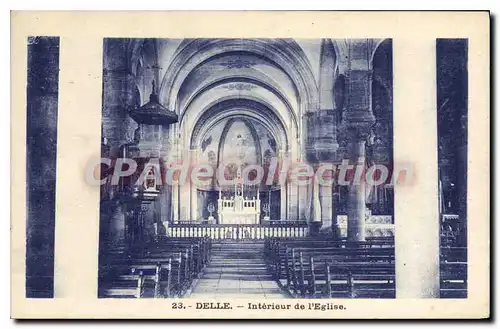 Cartes postales Delle Interieur de l'Eglise